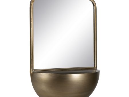 Wall mirror Golden 40 x 20 x 37 cm Online now