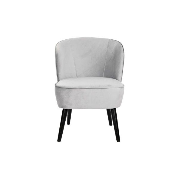 Armchair DKD Home Decor Black Grey Wood 59 x 66 x 76 cm Online Sale