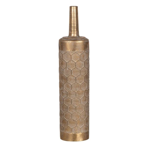 Vase Golden Iron 20,5 x 15 x 95 cm Hot on Sale