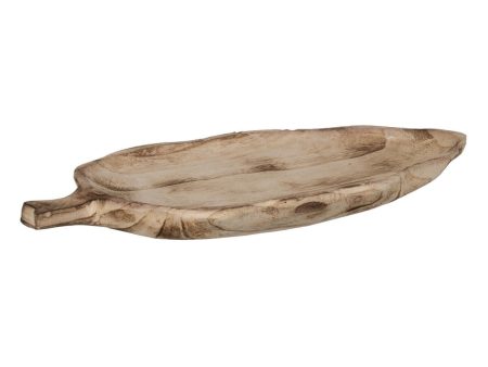 Tray Natural Wood 53 x 24 x 5 cm Online Sale