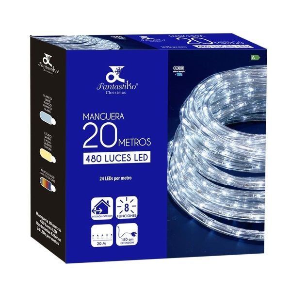 Strip of lights LED White Christmas 1,5 m For Discount