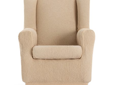 Armchair slipcovers Eysa TROYA Beige 80 x 100 x 90 cm Hot on Sale