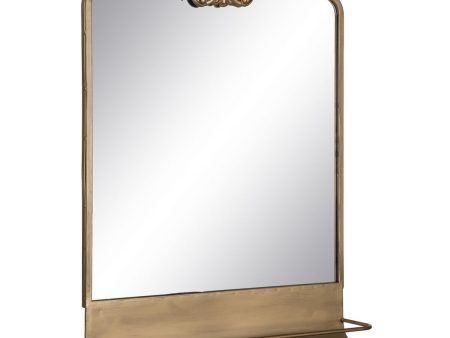 Wall mirror Golden 62 x 16 x 65 cm For Discount