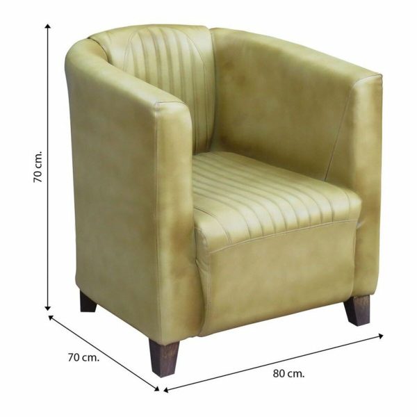 Armchair Alexandra House Living 70 x 70 x 80 cm Polyskin Online Sale