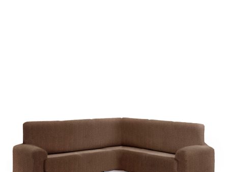 Sofa Cover Eysa JAZ Brown 110 x 120 x 450 cm Discount