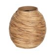 Vase Natural Natural Fibre 26 x 26 x 27 cm For Discount