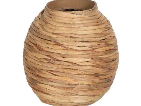 Vase Natural Natural Fibre 26 x 26 x 27 cm For Discount