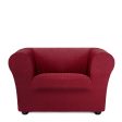 Armchair slipcovers Eysa JAZ Burgundy 110 x 100 x 130 cm Fashion