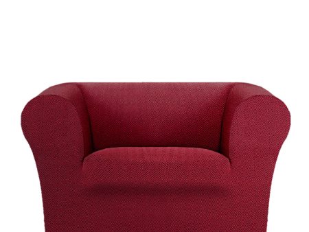 Armchair slipcovers Eysa JAZ Burgundy 110 x 100 x 130 cm Fashion