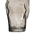 Vase Grey Crystal 19 x 17 x 38,5 cm For Cheap