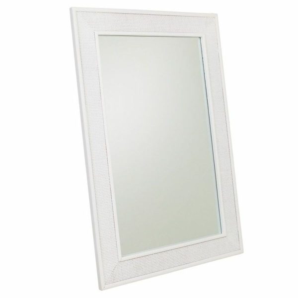 Wall mirror Alexandra House Living Silver 2 x 100 x 70 cm Rectangular on Sale