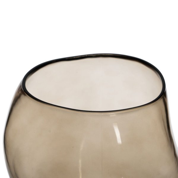 Vase Taupe Crystal 18,5 x 19,5 x 19,5 cm Online Hot Sale