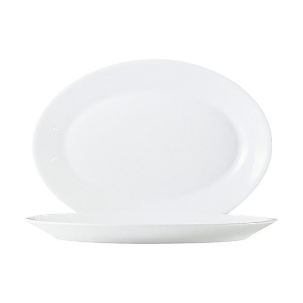 Tray Arcoroc White Glass (6 uds) ( Ø 29 cm) Fashion