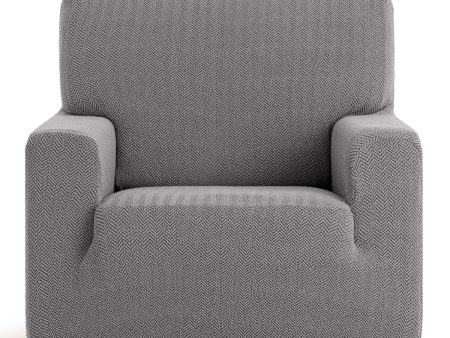 Armchair slipcovers Eysa JAZ Grey 70 x 120 x 130 cm on Sale