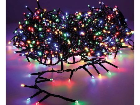 Wreath of LED Lights Lumineo Compact Multicolour (14 m) on Sale