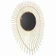 Wall mirror Alexandra House Living Golden 6 x 105 x 77 cm Circle Online now