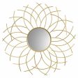 Wall mirror Alexandra House Living Golden 3 x 89 x 89 cm Circle For Discount