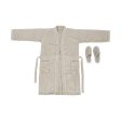 Dressing Gown Home ESPRIT Beige Lady 400 g  m² Online Sale