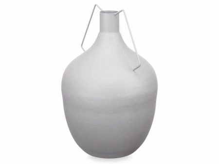 Vase Caraffe Grey Steel 24 x 40 x 24 cm (4 Units) Online now