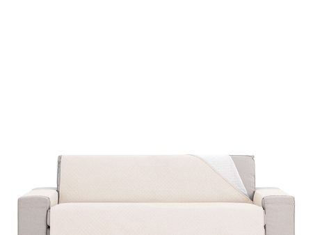 Sofa Cover Eysa SILVER White 100 x 110 x 155 cm For Sale