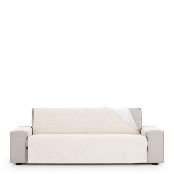 Sofa Cover Eysa SILVER White 100 x 110 x 155 cm For Sale