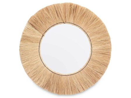 Wall mirror RI-6064 Brown 79 x 79 x 3 cm Circle Online Sale