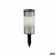 Solar lamp Marker White Black Transparent 6,3 x 21,5 x 6,3 cm (24 Units) Online