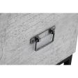 Chest DKD Home Decor Ceramic Grey White Mango wood (116 x 40 x 50 cm) on Sale