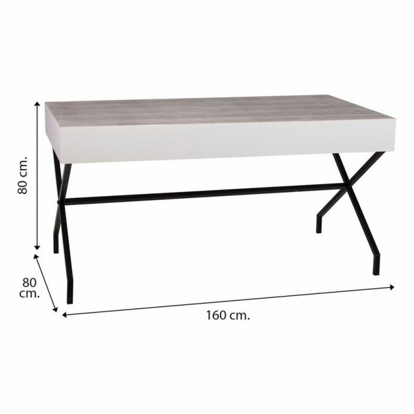 Table Alexandra House Living White 80 x 80 x 160 cm Sale