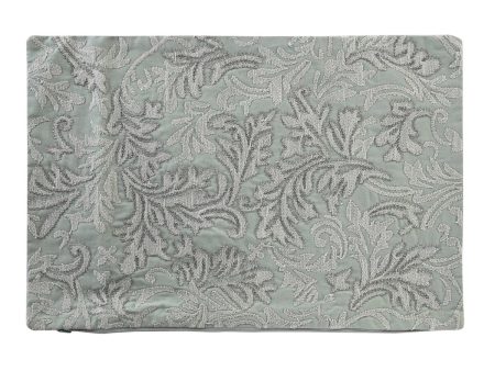 Cushion cover DKD Home Decor 60 x 1 x 40 cm Floral Green For Cheap