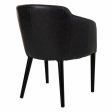 Armchair Alexandra House Living Black 60 x 82 x 62 cm Cheap