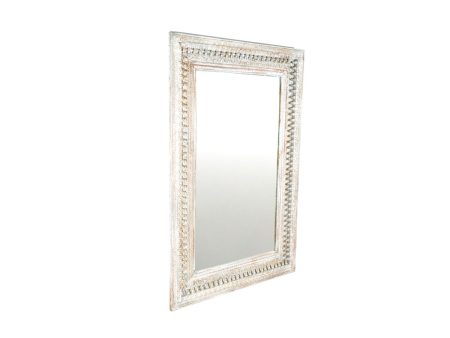 Wall mirror Romimex Brown Mango wood 120 x 180 x 6 cm Fashion