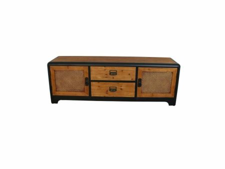 TV furniture DKD Home Decor Fir Metal (150 x 40 x 50 cm) Hot on Sale