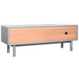 TV furniture Home ESPRIT Blue Grey polypropylene MDF Wood 140 x 40 x 55 cm Online