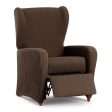 Armchair slipcovers Eysa TROYA Brown 90 x 100 x 75 cm on Sale