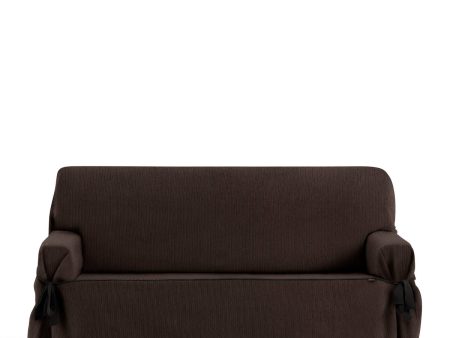 Sofa Cover Eysa MID Brown 100 x 110 x 230 cm Discount