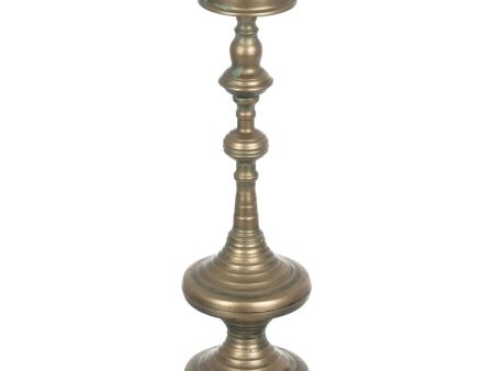 Candleholder Golden Iron 14 x 14 x 45,5 cm Cheap