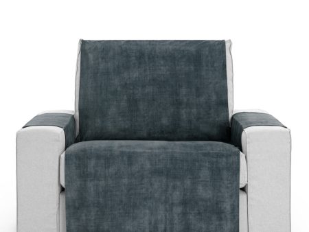 Armchair slipcovers Eysa TURIN Dark grey 100 x 110 x 55 cm Supply