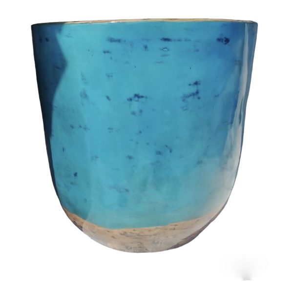 Planter Romimex Blue Cement Fibre 80 x 80 x 80 cm For Cheap