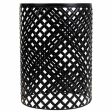 Flower Pot Stand Alexandra House Living Black Iron Tile 38 x 50 x 38 cm 2 Pieces on Sale