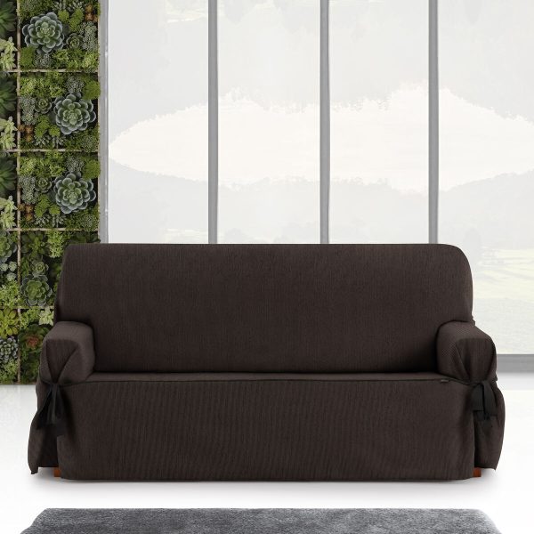 Sofa Cover Eysa MID Brown 100 x 110 x 230 cm Discount