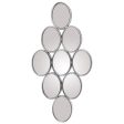 Wall mirror Alexandra House Living Silver Circle Cheap