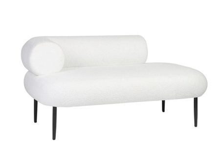 Sofa DKD Home Decor White Black Metal Scandi 127,5 x 73,5 x 64 cm Cheap