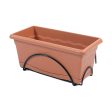 Planter with Dish Plastiken Terracotta polypropylene 60 x 24 cm Online