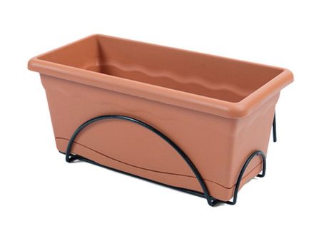 Planter with Dish Plastiken Terracotta polypropylene 60 x 24 cm Online