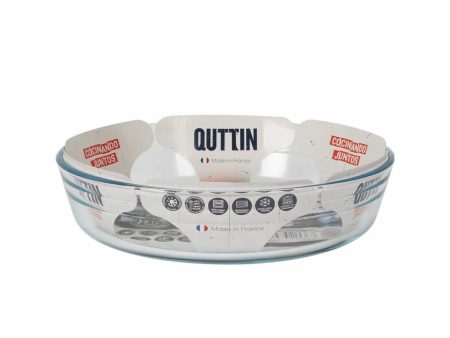 Oven Dish Quttin   Glass 1,7 L ø 23 x 5,3 cm (6 Units) Fashion