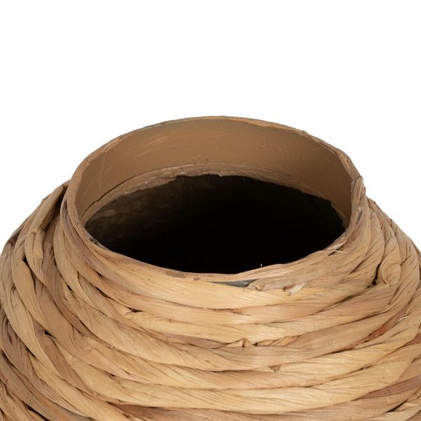 Vase Natural Natural Fibre 26 x 26 x 27 cm For Discount