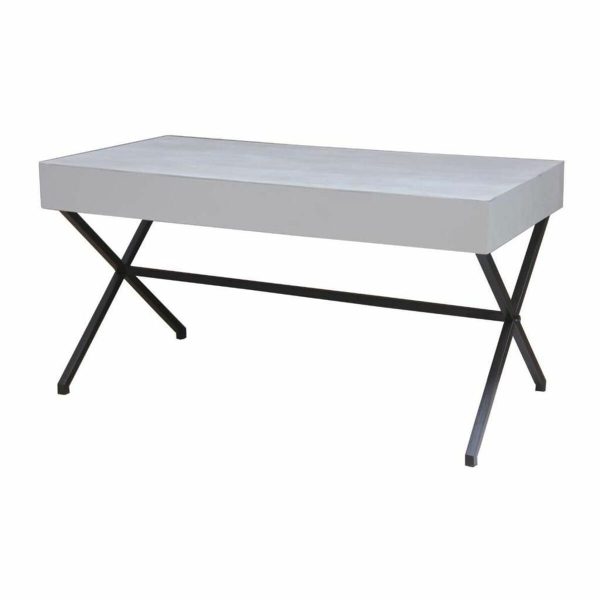 Table Alexandra House Living White 80 x 80 x 160 cm Sale