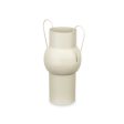 Vase Light brown Steel 22 x 32 x 14 cm (6 Units) For Cheap