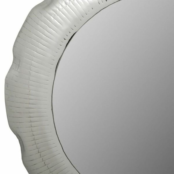 Wall mirror Alexandra House Living Silver 76 x 11 x 76 cm Circle For Discount